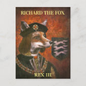 King Richard The Third Fox Postcard Postkarte (Vorderseite)