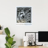 King Robert II Sohn von Hugh Capet Poster (Heimbüro)