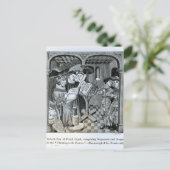 King Robert II Sohn von Hugh Capet Postkarte (Stehend Vorderseite)