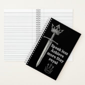 KING – Royal Crown Black Sketch Notebook | Boss Id Notizblock (Innen)