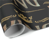 KING Royalty Briefe Kronvatertag Liebe Geschenkpapier (Rolleneckpunkt)