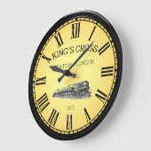 King’s Cross Station ~ London England ~ Große Wanduhr (Winkel)