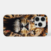 King’s Gaze Lion iPhone-Hülle iPhone Hülle (Rückseite (Horizontal))