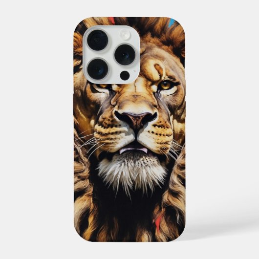 King’s Gaze Lion iPhone-Hülle iPhone Hülle (Rückseite)