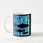 King Salmon Chinook Lachs Angeln Kaffeetasse (Links)