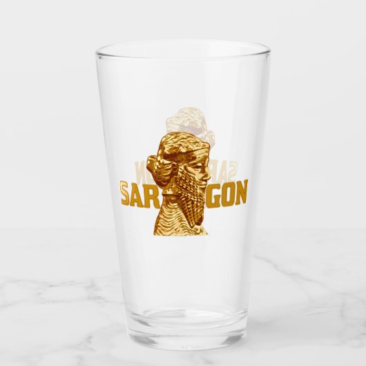 King Sargon Glass Cup Glas (Vorderseite)