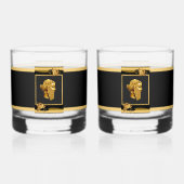 King Sargon Trinkbehälter Set Whiskyglas (Vorderseite)