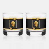King Sargon Trinkbehälter Set Whiskyglas (Rückseite)