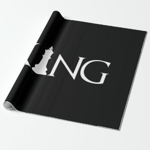 King Schach Piece Halloween Kostümstuhl Lover Geschenkpapier