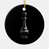 King Schach Piece Halloween Kostümstuhl Lover Keramik Ornament (Vorne)