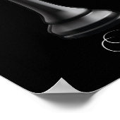 King Schach Piece Halloween Kostümstuhl Lover Poster (Ecke)