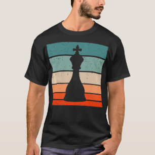 King Schach Piece Retro Style Vintager Pullover