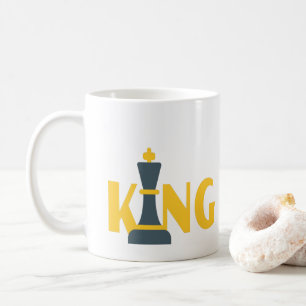 King Schach Player Kaffeetasse