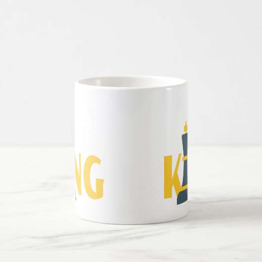 King Schach Player Kaffeetasse (Mittel)
