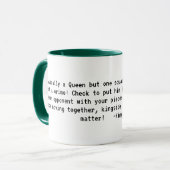 King Schachspitze Tasse (Vorderseite Links)