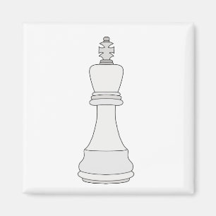 King Schess Magnet