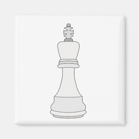 King Schess Magnet (Vorne)