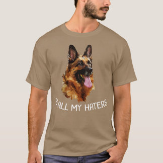 King Shepherd Hund Gesicht zu allen meinen Hatern T-Shirt