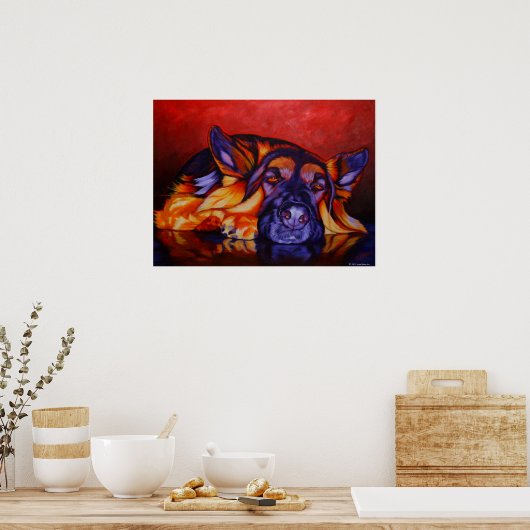 King Shepherd Poster (Küche)