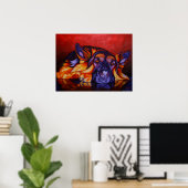 King Shepherd Poster (Heimbüro)