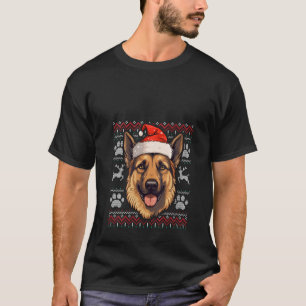 King Shepherd Weihnachtsmannmütze Weihnachten Funn T-Shirt
