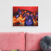 King Shepherd zur Leinwand (Insitu (Wohnzimmer))