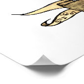 King Shield / Coat of Arms Poster (Ecke)