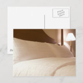 King Size Bett im Zimmer mit Suite Postkarte (Vorne/Hinten)