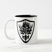 King Skull Flam Shield Zweifarbige Tasse (Links)
