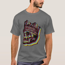 King Skull Glitch T-Shirt