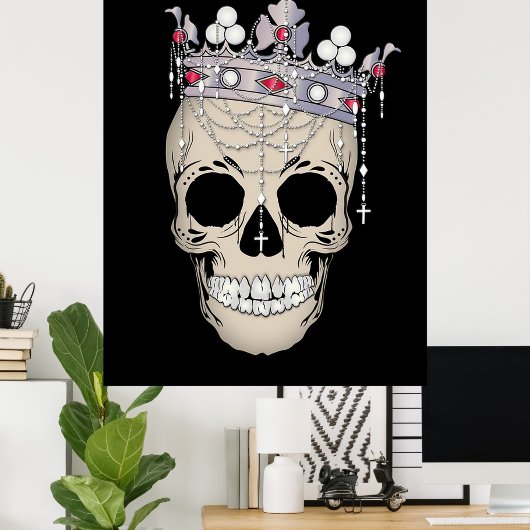 King Skull Poster (Heimbüro)