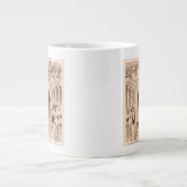 King Solomon umgeben von Tanzmädchen Jumbo-Tasse (Vorderseite)