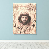 King Solomon umgeben von Tanzmädchen Leinwanddruck (Insitu (Holzboden))