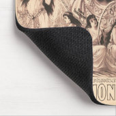 King Solomon umgeben von Tanzmädchen Mousepad (Ecke)