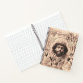 King Solomon umgeben von Tanzmädchen Notizblock (Innenseite)