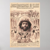 King Solomon umgeben von Tanzmädchen Poster (Vorne)