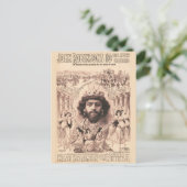 King Solomon umgeben von Tanzmädchen Postkarte (Stehend Vorderseite)