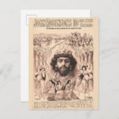 King Solomon umgeben von Tanzmädchen Postkarte (Vorne/Hinten)