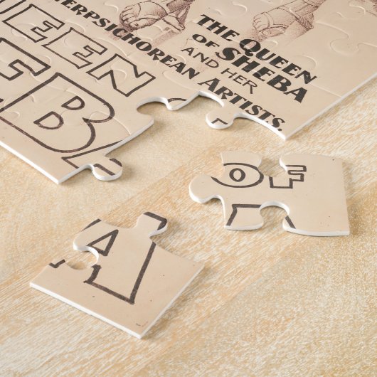 King Solomon umgeben von Tanzmädchen Puzzle (Seite)