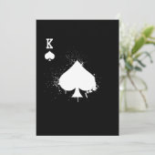 King Spade Ich habe dieses Shirt mit deinem Geld g Einladung (Stehend Vorderseite)