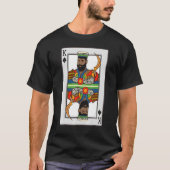 King Spades African American Card Halloween T-Shirt (Vorderseite)