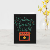 King Spirits Bright Christmas Oven Graphic Karte (Gelbe Blume)
