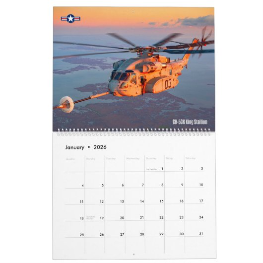 KING STALLION - CH-53K King Stallion Kalender (Jan 2026)