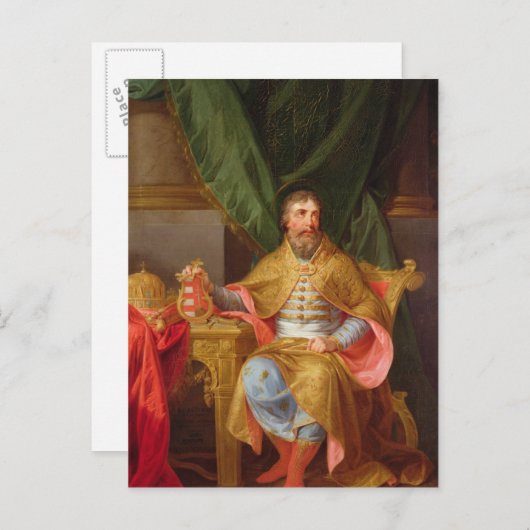 King Stephen Postkarte (Vorne/Hinten)