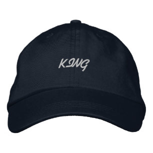 KING Stilvolle und handliche Hats-Veranstaltungen Bestickte Baseballkappe