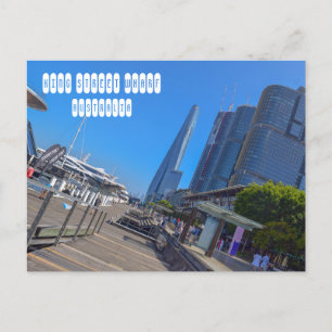 King Street Wharf in Sydney Australia Postkarte