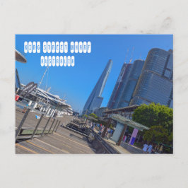 King Street Wharf in Sydney Australia Postkarte
