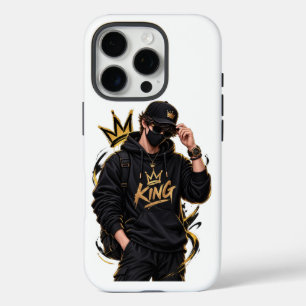 King Streetwear-Handyhülle – Design mit kühner Kro iPhone 16 Pro Hülle