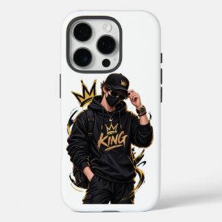 King Streetwear-Handyhülle – Design mit kühner Kro iPhone 16 Pro Hülle