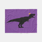 King T-Rex Fleecedecke (Vorderseite (Horizontal))